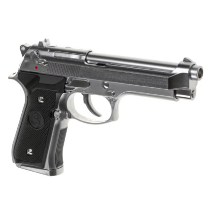 Pistola Softair a Gas M9 Silver Blowback LS 23495
