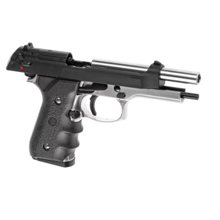 PISTOLA SOFTAIR M9 DUAL TONE LS 23496 vista laterale