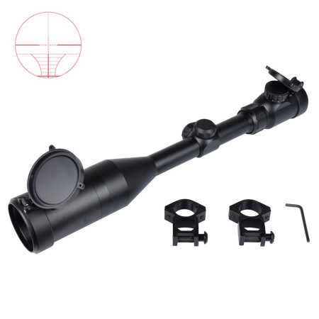 Ottica SNOW WOLF 3-9x50mm Illuminata per fucili softair SW-0219