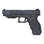 WE 33 Advance WG07B gas blowback pistol, black metal slide