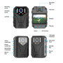 body camera with infrared night vision and 6 ir led lights