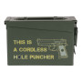 Military stackable ammo can 30mm - handle detail