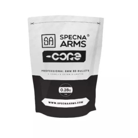 Specna Arms CORE 0.28g white airsoft BBs 1Kg bag
