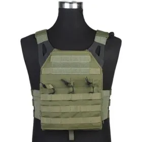 GILET TATTICO SOFTAIR JPC TACTICAL VEST JUMPER PLATE CARRIER VERDE EM7344G EMERSON
