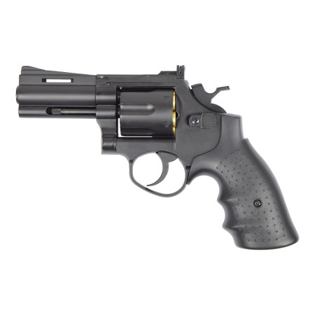 Primary image ALT: "HFC HG-134B gas softair revolver black - 6-round cylinder 3.5