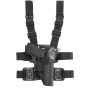 VEGA HOLSTER KIT COSCIALE 4 PUNTI FONDINA PROFESSIONALE DCHLX8 CAMA X LIVELLO 3 IN POLIMERO NERO VERDE