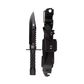 101 INC D80 US ARMY MILITARY KNIFE – STAINLESS STEEL BLADE WITH ABS GREEN SHEATH 455481 BK