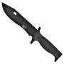 SCK COLTELLO DA CACCIA GRIP NERA LAMA 305MM NERA IN ACCIAIO INOSSIDABILE CW-828-6