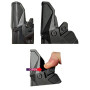 VEGA HOLSTER FONDINA IN POLIMERO CAMA X OPEN LVL 2 DCXO8 NERO