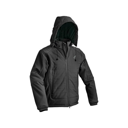 D.FIVE GIACCA INVERNALE URBAN NERA CON CAPPUCCIO REMOVIBILE DF5-526 BK