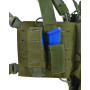 tactical chest rig od green m4 ak magazine holder
