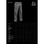 DEFCON 5 D5-3634 B PANTALONE TATTICO COMBAT PREDATOR RIP STOP SLIM FIT NERO