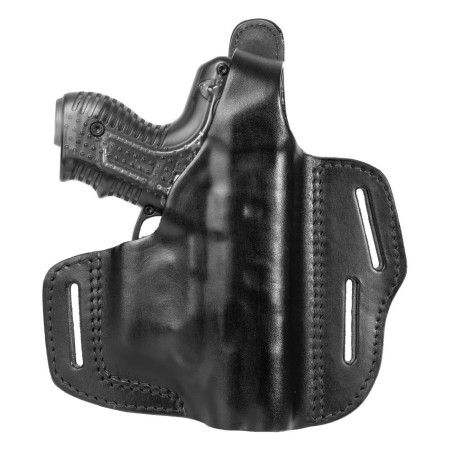 VEGA HOLSTER HN1 FONDINA IN PELLE PANCAKE PER PIEXON JPX2 JPX4 NERA