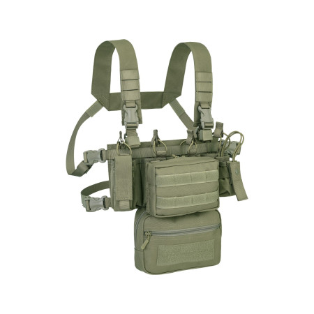 OUTAC TACTICAL VEST COMBO MINI CHEST RIG 900D MOLLE OT-RC202