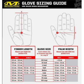 Guanti tattici Mechanix Fast Fit Multicam vista frontale