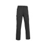 PANTALONE TATTICO URBAN BASIC POLYCOTTON COTONE RIP-STOP NERO D5-3454B DEFCON 5