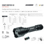 DEFCON 5 LED FLASHLIGHT MACTRONIC NIGHT HUNTER 03 WITH FOCUS AND WIDE RANGE 1150 LUMENS 3400 mAh MAC-THH0232