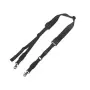 CINGHIA FUCILE SOFTAIR URBEN SLING 1 O 2 PUNTI SGANCIO RAPIDO MOSCHETTONI IN METALLO NERA EM8472 EMERSON