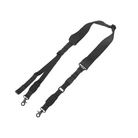CINGHIA FUCILE SOFTAIR URBEN SLING 1 O 2 PUNTI SGANCIO RAPIDO MOSCHETTONI IN METALLO NERA EM8472 EMERSON
