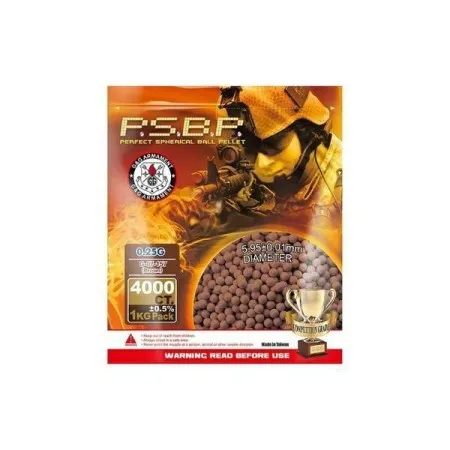 G&G ARMAMENT PSBP BALL PELLETS 0.25G BROWN PERFECT 0.25BR