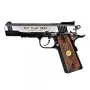 PISTOLA SOFTAIR CO2 BLOW BACK FULL METAL NERA SILVER SPECIAL COMBAT  COLT 1911 C 601W WIN GUN