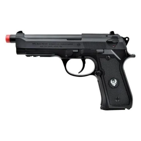 HFC HG-126 M9A1 gas softair pistol black - front view