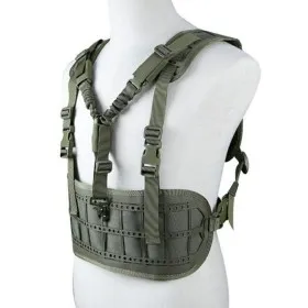 WOSPORT GILET TATTICO SOFTAIR TACTICAL ONE-POINT SLING VEST VERDE WO-VE52V