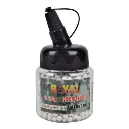 ROYAL BALL PELLETS BIBERON 1000 PCS 0,20g WHITE BB 1000