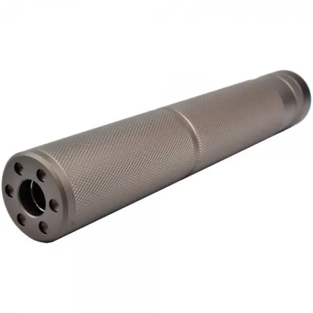 SILENZIATORE FUCILE SOFTAIR ZIGRINATO 195mm TAN BD-0451 BIG DRAGON