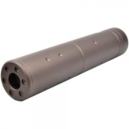 BIG DRAGON FULL METAL 150MM SILENCER DARK BROWN BD-0455