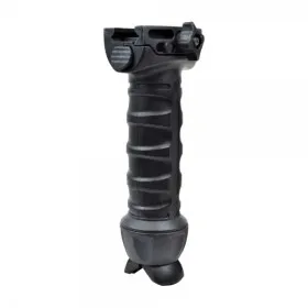 IMPUGNATURA TACTICAL HANDGRIP V.2 FUCILE SOFTAIR CON BIPIEDE ESTENSIBILE NERA BD-8616 BIG DRAGON