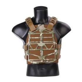 GILET TATTICO SOFTAIR PLATE CARRIER FRAME VEST SS FAC TACTICAL STYLE MULTICAM EM7364MC  EMERSON