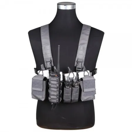 EMERSON VEST SOFTAIR GEAR D3CR TACTICAL CHEST RIG WOLF GREY EM7442WG