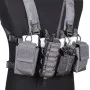 EMERSON VEST SOFTAIR GEAR D3CR TACTICAL CHEST RIG WOLF GREY EM7442WG