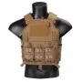 TACTICAL VEST SOFTAIR MOLLE 420 PLATE CARRIER COYOTE BROWN EM7362CB EMERSONGEAR