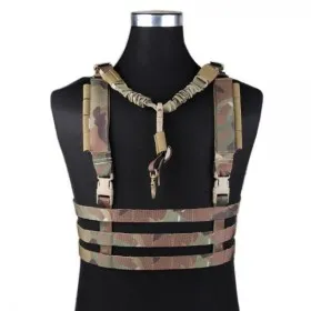 EMERSONGEAR MOLLE SYSTEM LOW PROFILE CHEST RIG MULTICAM EM7452