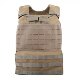 TACTICAL VEST PLATE CARRIER TAN GILET TATTICO SOFTAIR WO-VE61T WOSPORT