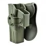 FONDINA PISTOLA SOFTAIR RIGIDA ESTRAZIONE RAPIDA PER MANCINI SERIE GLOCK OLIVE DRAB WO-GB42LV WOSPORT