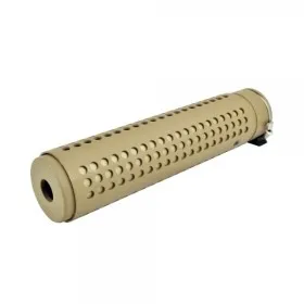 SILENZIATORE FUCILE SOFTAIR M4 KAC CON SGANCIO RAPIDO DARK EARTH BD-3533T BIG DRAGON