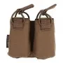 EMERSONGEAR TASCA SOFTAIR PORTA CARICATORE PER PISTOLA DOPPIA COYOTE BROWN EM6374-CB