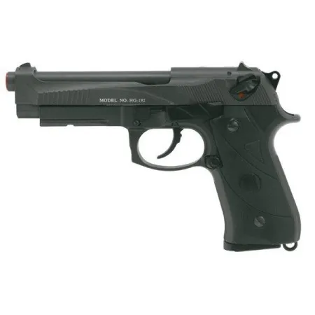 HFC BLOWBACK GAS PISTOL FULL METAL BLACK HG 192