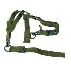 CINGHIA FUCILE SOFTAIR TRE PUNTI VERDE CON MOSCHETTONI IN METALLO BX08 VERDE ROYAL