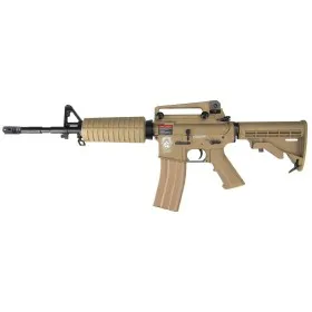 G&G FUCILE SOFTAIR ELETTRICO M4 CM16 GR16 CARBINE PLASTIC BLOW BACK TAN GG16SCT