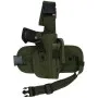 softair holster with magazine pouch green