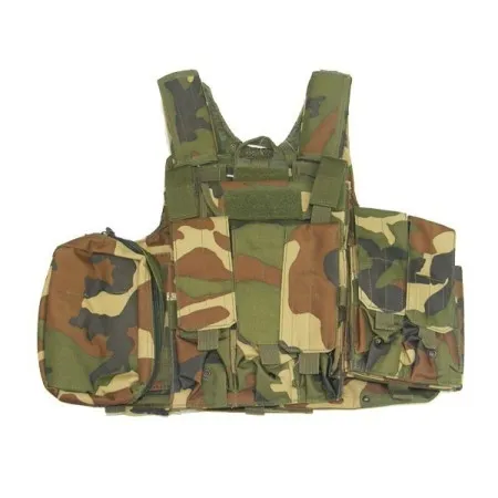 ROYAL C.I.R.A.S. STYLE TACTICAL VEST WOODLAND V1026WOOD