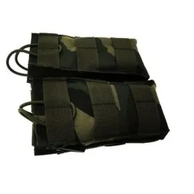 TASCA PORTA CARICATORE DOPPIO ESTRAZIONE RAPIDA SOFTAIR MOLLE M4 RP-1098-WOOD