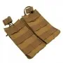 ROYAL PLUS DOUBLE MAG POUCH TAN RP-1098-T