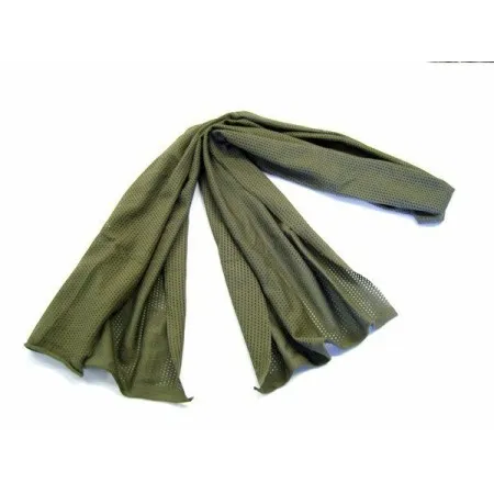 SCIARPA MATERIALE SINTETICO LEGGERO FORATA VERDE