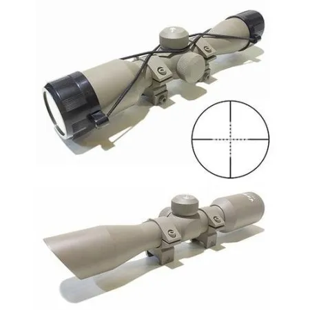 JS-TACTICAL SCOPE ZOOM 4X 32MM LENS TAN JS-4X32COMP.TAN
