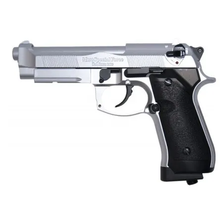 HFC BLOWBACK CO2 PISTOL HALF METAL SILVER CO 190S